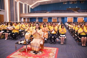 มรภ.เทพสตรี จัดพิธีเจริญพระพุทธมนต์ถวายพระพรชัยมงคลแด่พระบาทสมเด็จพระเจ้าอยู่หัว เนื่องในโอกาสพระราชพิธีมหามงคลเฉลิมพระชนมพรรษา 6 รอบ 28 กรกฎาคม 2567
