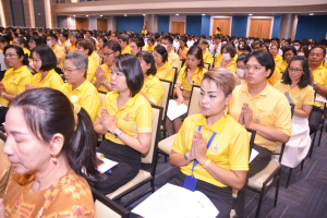 มรภ.เทพสตรี จัดพิธีเจริญพระพุทธมนต์ถวายพระพรชัยมงคลแด่พระบาทสมเด็จพระเจ้าอยู่หัว เนื่องในโอกาสพระราชพิธีมหามงคลเฉลิมพระชนมพรรษา 6 รอบ 28 กรกฎาคม 2567