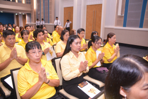 มรภ.เทพสตรี จัดพิธีเจริญพระพุทธมนต์ถวายพระพรชัยมงคลแด่พระบาทสมเด็จพระเจ้าอยู่หัว เนื่องในโอกาสพระราชพิธีมหามงคลเฉลิมพระชนมพรรษา 6 รอบ 28 กรกฎาคม 2567