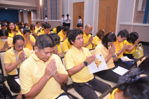 มรภ.เทพสตรี จัดพิธีเจริญพระพุทธมนต์ถวายพระพรชัยมงคลแด่พระบาทสมเด็จพระเจ้าอยู่หัว เนื่องในโอกาสพระราชพิธีมหามงคลเฉลิมพระชนมพรรษา 6 รอบ 28 กรกฎาคม 2567