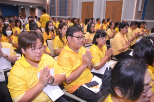 มรภ.เทพสตรี จัดพิธีเจริญพระพุทธมนต์ถวายพระพรชัยมงคลแด่พระบาทสมเด็จพระเจ้าอยู่หัว เนื่องในโอกาสพระราชพิธีมหามงคลเฉลิมพระชนมพรรษา 6 รอบ 28 กรกฎาคม 2567