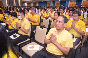 มรภ.เทพสตรี จัดพิธีเจริญพระพุทธมนต์ถวายพระพรชัยมงคลแด่พระบาทสมเด็จพระเจ้าอยู่หัว เนื่องในโอกาสพระราชพิธีมหามงคลเฉลิมพระชนมพรรษา 6 รอบ 28 กรกฎาคม 2567