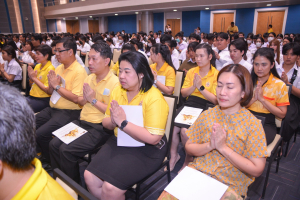 มรภ.เทพสตรี จัดพิธีเจริญพระพุทธมนต์ถวายพระพรชัยมงคลแด่พระบาทสมเด็จพระเจ้าอยู่หัว เนื่องในโอกาสพระราชพิธีมหามงคลเฉลิมพระชนมพรรษา 6 รอบ 28 กรกฎาคม 2567