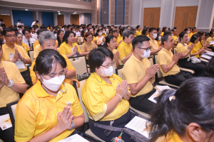 มรภ.เทพสตรี จัดพิธีเจริญพระพุทธมนต์ถวายพระพรชัยมงคลแด่พระบาทสมเด็จพระเจ้าอยู่หัว เนื่องในโอกาสพระราชพิธีมหามงคลเฉลิมพระชนมพรรษา 6 รอบ 28 กรกฎาคม 2567