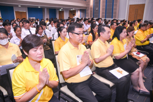 มรภ.เทพสตรี จัดพิธีเจริญพระพุทธมนต์ถวายพระพรชัยมงคลแด่พระบาทสมเด็จพระเจ้าอยู่หัว เนื่องในโอกาสพระราชพิธีมหามงคลเฉลิมพระชนมพรรษา 6 รอบ 28 กรกฎาคม 2567