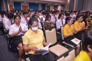 มรภ.เทพสตรี จัดพิธีเจริญพระพุทธมนต์ถวายพระพรชัยมงคลแด่พระบาทสมเด็จพระเจ้าอยู่หัว เนื่องในโอกาสพระราชพิธีมหามงคลเฉลิมพระชนมพรรษา 6 รอบ 28 กรกฎาคม 2567