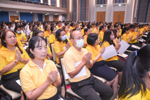 มรภ.เทพสตรี จัดพิธีเจริญพระพุทธมนต์ถวายพระพรชัยมงคลแด่พระบาทสมเด็จพระเจ้าอยู่หัว เนื่องในโอกาสพระราชพิธีมหามงคลเฉลิมพระชนมพรรษา 6 รอบ 28 กรกฎาคม 2567