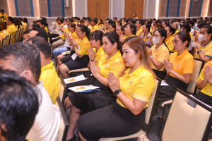 มรภ.เทพสตรี จัดพิธีเจริญพระพุทธมนต์ถวายพระพรชัยมงคลแด่พระบาทสมเด็จพระเจ้าอยู่หัว เนื่องในโอกาสพระราชพิธีมหามงคลเฉลิมพระชนมพรรษา 6 รอบ 28 กรกฎาคม 2567
