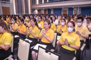 มรภ.เทพสตรี จัดพิธีเจริญพระพุทธมนต์ถวายพระพรชัยมงคลแด่พระบาทสมเด็จพระเจ้าอยู่หัว เนื่องในโอกาสพระราชพิธีมหามงคลเฉลิมพระชนมพรรษา 6 รอบ 28 กรกฎาคม 2567
