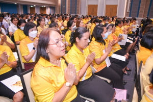 มรภ.เทพสตรี จัดพิธีเจริญพระพุทธมนต์ถวายพระพรชัยมงคลแด่พระบาทสมเด็จพระเจ้าอยู่หัว เนื่องในโอกาสพระราชพิธีมหามงคลเฉลิมพระชนมพรรษา 6 รอบ 28 กรกฎาคม 2567