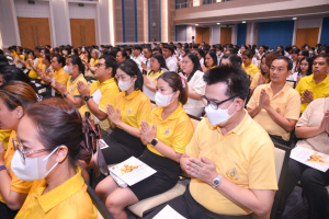 มรภ.เทพสตรี จัดพิธีเจริญพระพุทธมนต์ถวายพระพรชัยมงคลแด่พระบาทสมเด็จพระเจ้าอยู่หัว เนื่องในโอกาสพระราชพิธีมหามงคลเฉลิมพระชนมพรรษา 6 รอบ 28 กรกฎาคม 2567