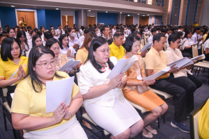 มรภ.เทพสตรี จัดพิธีเจริญพระพุทธมนต์ถวายพระพรชัยมงคลแด่พระบาทสมเด็จพระเจ้าอยู่หัว เนื่องในโอกาสพระราชพิธีมหามงคลเฉลิมพระชนมพรรษา 6 รอบ 28 กรกฎาคม 2567