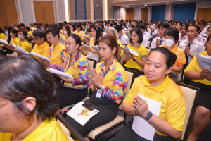 มรภ.เทพสตรี จัดพิธีเจริญพระพุทธมนต์ถวายพระพรชัยมงคลแด่พระบาทสมเด็จพระเจ้าอยู่หัว เนื่องในโอกาสพระราชพิธีมหามงคลเฉลิมพระชนมพรรษา 6 รอบ 28 กรกฎาคม 2567