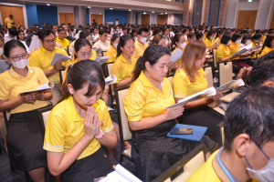มรภ.เทพสตรี จัดพิธีเจริญพระพุทธมนต์ถวายพระพรชัยมงคลแด่พระบาทสมเด็จพระเจ้าอยู่หัว เนื่องในโอกาสพระราชพิธีมหามงคลเฉลิมพระชนมพรรษา 6 รอบ 28 กรกฎาคม 2567