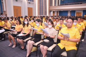มรภ.เทพสตรี จัดพิธีเจริญพระพุทธมนต์ถวายพระพรชัยมงคลแด่พระบาทสมเด็จพระเจ้าอยู่หัว เนื่องในโอกาสพระราชพิธีมหามงคลเฉลิมพระชนมพรรษา 6 รอบ 28 กรกฎาคม 2567