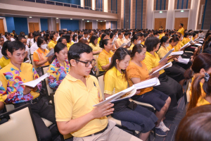 มรภ.เทพสตรี จัดพิธีเจริญพระพุทธมนต์ถวายพระพรชัยมงคลแด่พระบาทสมเด็จพระเจ้าอยู่หัว เนื่องในโอกาสพระราชพิธีมหามงคลเฉลิมพระชนมพรรษา 6 รอบ 28 กรกฎาคม 2567