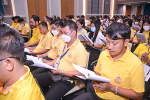 มรภ.เทพสตรี จัดพิธีเจริญพระพุทธมนต์ถวายพระพรชัยมงคลแด่พระบาทสมเด็จพระเจ้าอยู่หัว เนื่องในโอกาสพระราชพิธีมหามงคลเฉลิมพระชนมพรรษา 6 รอบ 28 กรกฎาคม 2567