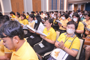 มรภ.เทพสตรี จัดพิธีเจริญพระพุทธมนต์ถวายพระพรชัยมงคลแด่พระบาทสมเด็จพระเจ้าอยู่หัว เนื่องในโอกาสพระราชพิธีมหามงคลเฉลิมพระชนมพรรษา 6 รอบ 28 กรกฎาคม 2567