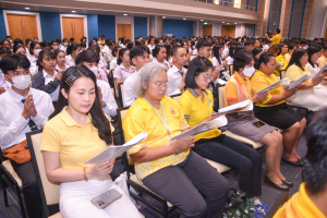 มรภ.เทพสตรี จัดพิธีเจริญพระพุทธมนต์ถวายพระพรชัยมงคลแด่พระบาทสมเด็จพระเจ้าอยู่หัว เนื่องในโอกาสพระราชพิธีมหามงคลเฉลิมพระชนมพรรษา 6 รอบ 28 กรกฎาคม 2567