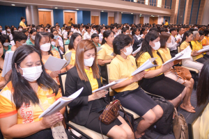 มรภ.เทพสตรี จัดพิธีเจริญพระพุทธมนต์ถวายพระพรชัยมงคลแด่พระบาทสมเด็จพระเจ้าอยู่หัว เนื่องในโอกาสพระราชพิธีมหามงคลเฉลิมพระชนมพรรษา 6 รอบ 28 กรกฎาคม 2567