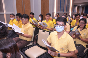 มรภ.เทพสตรี จัดพิธีเจริญพระพุทธมนต์ถวายพระพรชัยมงคลแด่พระบาทสมเด็จพระเจ้าอยู่หัว เนื่องในโอกาสพระราชพิธีมหามงคลเฉลิมพระชนมพรรษา 6 รอบ 28 กรกฎาคม 2567