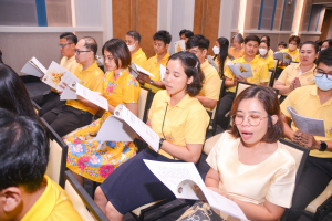 มรภ.เทพสตรี จัดพิธีเจริญพระพุทธมนต์ถวายพระพรชัยมงคลแด่พระบาทสมเด็จพระเจ้าอยู่หัว เนื่องในโอกาสพระราชพิธีมหามงคลเฉลิมพระชนมพรรษา 6 รอบ 28 กรกฎาคม 2567