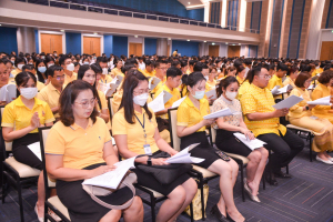 มรภ.เทพสตรี จัดพิธีเจริญพระพุทธมนต์ถวายพระพรชัยมงคลแด่พระบาทสมเด็จพระเจ้าอยู่หัว เนื่องในโอกาสพระราชพิธีมหามงคลเฉลิมพระชนมพรรษา 6 รอบ 28 กรกฎาคม 2567
