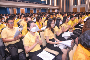 มรภ.เทพสตรี จัดพิธีเจริญพระพุทธมนต์ถวายพระพรชัยมงคลแด่พระบาทสมเด็จพระเจ้าอยู่หัว เนื่องในโอกาสพระราชพิธีมหามงคลเฉลิมพระชนมพรรษา 6 รอบ 28 กรกฎาคม 2567