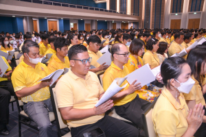มรภ.เทพสตรี จัดพิธีเจริญพระพุทธมนต์ถวายพระพรชัยมงคลแด่พระบาทสมเด็จพระเจ้าอยู่หัว เนื่องในโอกาสพระราชพิธีมหามงคลเฉลิมพระชนมพรรษา 6 รอบ 28 กรกฎาคม 2567