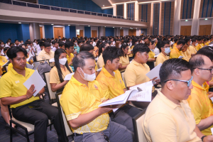 มรภ.เทพสตรี จัดพิธีเจริญพระพุทธมนต์ถวายพระพรชัยมงคลแด่พระบาทสมเด็จพระเจ้าอยู่หัว เนื่องในโอกาสพระราชพิธีมหามงคลเฉลิมพระชนมพรรษา 6 รอบ 28 กรกฎาคม 2567