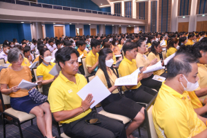 มรภ.เทพสตรี จัดพิธีเจริญพระพุทธมนต์ถวายพระพรชัยมงคลแด่พระบาทสมเด็จพระเจ้าอยู่หัว เนื่องในโอกาสพระราชพิธีมหามงคลเฉลิมพระชนมพรรษา 6 รอบ 28 กรกฎาคม 2567