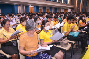 มรภ.เทพสตรี จัดพิธีเจริญพระพุทธมนต์ถวายพระพรชัยมงคลแด่พระบาทสมเด็จพระเจ้าอยู่หัว เนื่องในโอกาสพระราชพิธีมหามงคลเฉลิมพระชนมพรรษา 6 รอบ 28 กรกฎาคม 2567