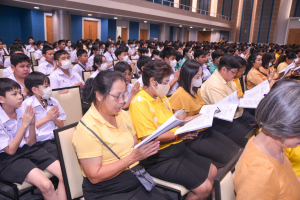 มรภ.เทพสตรี จัดพิธีเจริญพระพุทธมนต์ถวายพระพรชัยมงคลแด่พระบาทสมเด็จพระเจ้าอยู่หัว เนื่องในโอกาสพระราชพิธีมหามงคลเฉลิมพระชนมพรรษา 6 รอบ 28 กรกฎาคม 2567