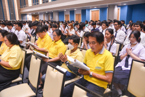 มรภ.เทพสตรี จัดพิธีเจริญพระพุทธมนต์ถวายพระพรชัยมงคลแด่พระบาทสมเด็จพระเจ้าอยู่หัว เนื่องในโอกาสพระราชพิธีมหามงคลเฉลิมพระชนมพรรษา 6 รอบ 28 กรกฎาคม 2567