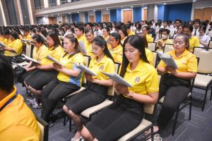 มรภ.เทพสตรี จัดพิธีเจริญพระพุทธมนต์ถวายพระพรชัยมงคลแด่พระบาทสมเด็จพระเจ้าอยู่หัว เนื่องในโอกาสพระราชพิธีมหามงคลเฉลิมพระชนมพรรษา 6 รอบ 28 กรกฎาคม 2567