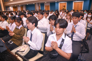 มรภ.เทพสตรี จัดพิธีเจริญพระพุทธมนต์ถวายพระพรชัยมงคลแด่พระบาทสมเด็จพระเจ้าอยู่หัว เนื่องในโอกาสพระราชพิธีมหามงคลเฉลิมพระชนมพรรษา 6 รอบ 28 กรกฎาคม 2567