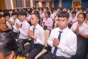 มรภ.เทพสตรี จัดพิธีเจริญพระพุทธมนต์ถวายพระพรชัยมงคลแด่พระบาทสมเด็จพระเจ้าอยู่หัว เนื่องในโอกาสพระราชพิธีมหามงคลเฉลิมพระชนมพรรษา 6 รอบ 28 กรกฎาคม 2567