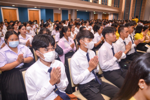 มรภ.เทพสตรี จัดพิธีเจริญพระพุทธมนต์ถวายพระพรชัยมงคลแด่พระบาทสมเด็จพระเจ้าอยู่หัว เนื่องในโอกาสพระราชพิธีมหามงคลเฉลิมพระชนมพรรษา 6 รอบ 28 กรกฎาคม 2567
