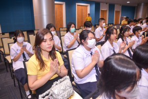 มรภ.เทพสตรี จัดพิธีเจริญพระพุทธมนต์ถวายพระพรชัยมงคลแด่พระบาทสมเด็จพระเจ้าอยู่หัว เนื่องในโอกาสพระราชพิธีมหามงคลเฉลิมพระชนมพรรษา 6 รอบ 28 กรกฎาคม 2567