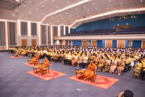 มรภ.เทพสตรี จัดพิธีเจริญพระพุทธมนต์ถวายพระพรชัยมงคลแด่พระบาทสมเด็จพระเจ้าอยู่หัว เนื่องในโอกาสพระราชพิธีมหามงคลเฉลิมพระชนมพรรษา 6 รอบ 28 กรกฎาคม 2567