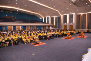 มรภ.เทพสตรี จัดพิธีเจริญพระพุทธมนต์ถวายพระพรชัยมงคลแด่พระบาทสมเด็จพระเจ้าอยู่หัว เนื่องในโอกาสพระราชพิธีมหามงคลเฉลิมพระชนมพรรษา 6 รอบ 28 กรกฎาคม 2567