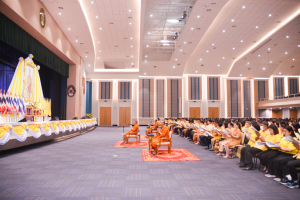 มรภ.เทพสตรี จัดพิธีเจริญพระพุทธมนต์ถวายพระพรชัยมงคลแด่พระบาทสมเด็จพระเจ้าอยู่หัว เนื่องในโอกาสพระราชพิธีมหามงคลเฉลิมพระชนมพรรษา 6 รอบ 28 กรกฎาคม 2567