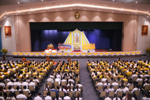มรภ.เทพสตรี จัดพิธีเจริญพระพุทธมนต์ถวายพระพรชัยมงคลแด่พระบาทสมเด็จพระเจ้าอยู่หัว เนื่องในโอกาสพระราชพิธีมหามงคลเฉลิมพระชนมพรรษา 6 รอบ 28 กรกฎาคม 2567