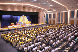 มรภ.เทพสตรี จัดพิธีเจริญพระพุทธมนต์ถวายพระพรชัยมงคลแด่พระบาทสมเด็จพระเจ้าอยู่หัว เนื่องในโอกาสพระราชพิธีมหามงคลเฉลิมพระชนมพรรษา 6 รอบ 28 กรกฎาคม 2567