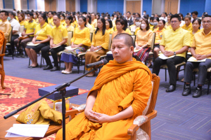 มรภ.เทพสตรี จัดพิธีเจริญพระพุทธมนต์ถวายพระพรชัยมงคลแด่พระบาทสมเด็จพระเจ้าอยู่หัว เนื่องในโอกาสพระราชพิธีมหามงคลเฉลิมพระชนมพรรษา 6 รอบ 28 กรกฎาคม 2567