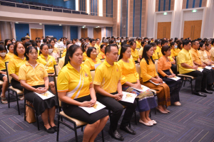 มรภ.เทพสตรี จัดพิธีเจริญพระพุทธมนต์ถวายพระพรชัยมงคลแด่พระบาทสมเด็จพระเจ้าอยู่หัว เนื่องในโอกาสพระราชพิธีมหามงคลเฉลิมพระชนมพรรษา 6 รอบ 28 กรกฎาคม 2567