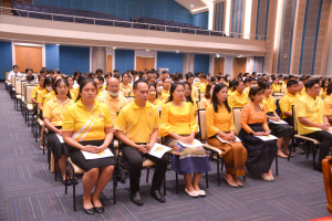มรภ.เทพสตรี จัดพิธีเจริญพระพุทธมนต์ถวายพระพรชัยมงคลแด่พระบาทสมเด็จพระเจ้าอยู่หัว เนื่องในโอกาสพระราชพิธีมหามงคลเฉลิมพระชนมพรรษา 6 รอบ 28 กรกฎาคม 2567