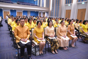 มรภ.เทพสตรี จัดพิธีเจริญพระพุทธมนต์ถวายพระพรชัยมงคลแด่พระบาทสมเด็จพระเจ้าอยู่หัว เนื่องในโอกาสพระราชพิธีมหามงคลเฉลิมพระชนมพรรษา 6 รอบ 28 กรกฎาคม 2567