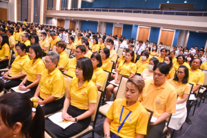 มรภ.เทพสตรี จัดพิธีเจริญพระพุทธมนต์ถวายพระพรชัยมงคลแด่พระบาทสมเด็จพระเจ้าอยู่หัว เนื่องในโอกาสพระราชพิธีมหามงคลเฉลิมพระชนมพรรษา 6 รอบ 28 กรกฎาคม 2567