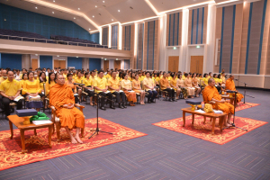 มรภ.เทพสตรี จัดพิธีเจริญพระพุทธมนต์ถวายพระพรชัยมงคลแด่พระบาทสมเด็จพระเจ้าอยู่หัว เนื่องในโอกาสพระราชพิธีมหามงคลเฉลิมพระชนมพรรษา 6 รอบ 28 กรกฎาคม 2567